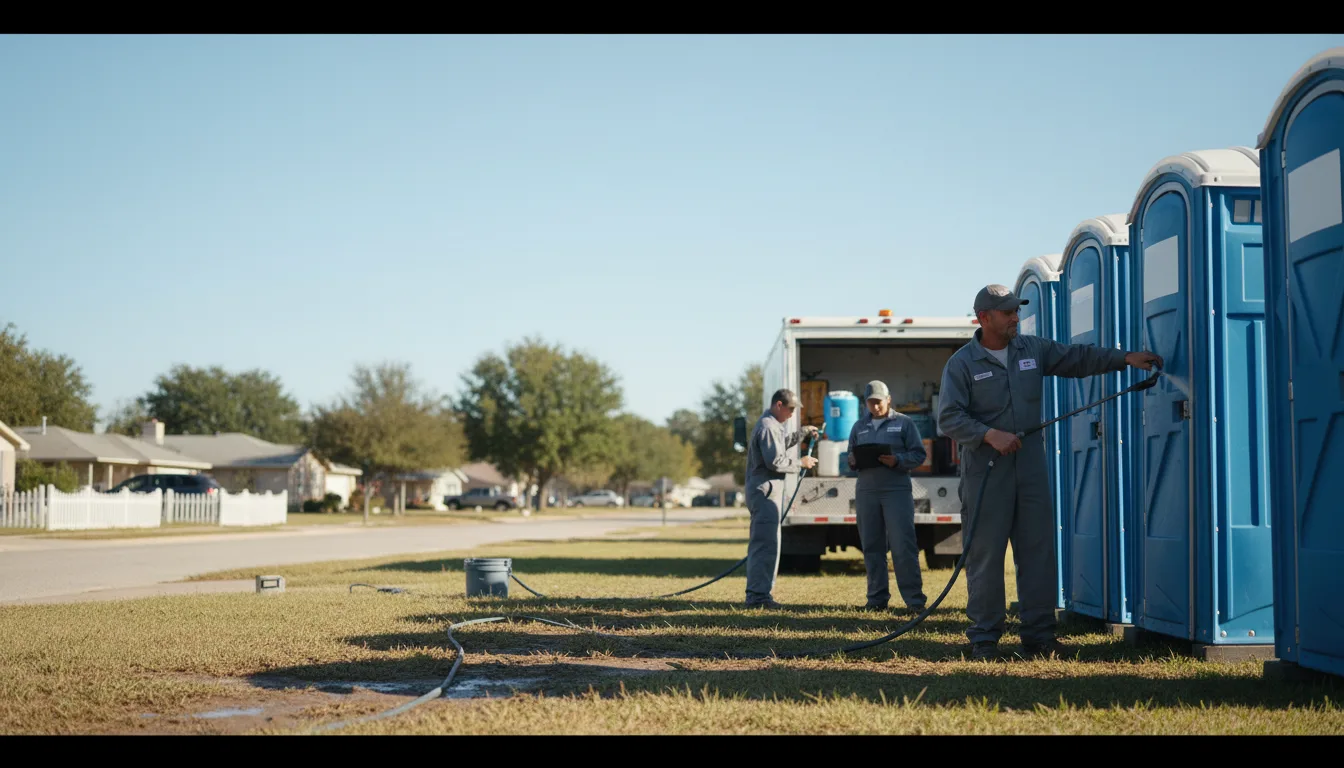 Long-Term Portable Toilet Rental in New Carlisle, OH near me